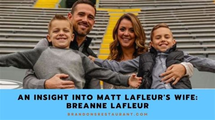 A Famous Celebrity Wife, BreAnne LaFleur Is A Mother Of Two Children; Matt LaFleur & BreAnne Had No Rumors