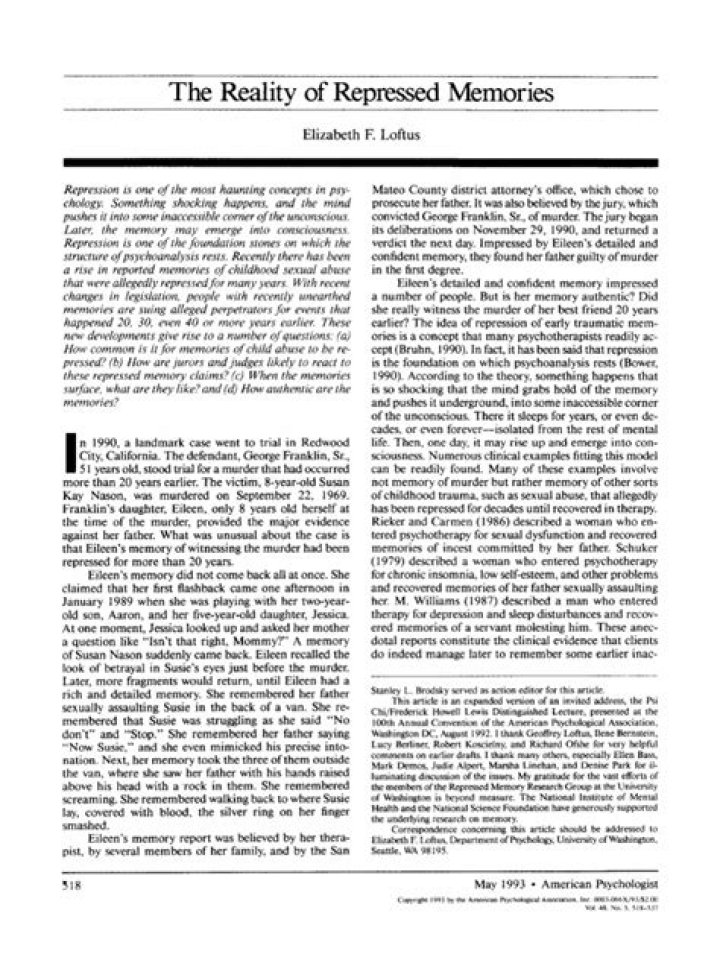 Ashley Judd’s memoir: repressed memories of childhood sexual abuse