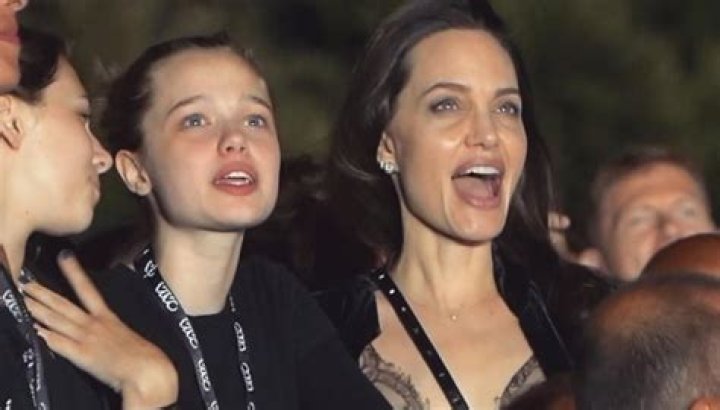 bitchy | Angelina Jolie and daughter Shiloh Jolie-Pitt attend the Maneskin concert in Rome!