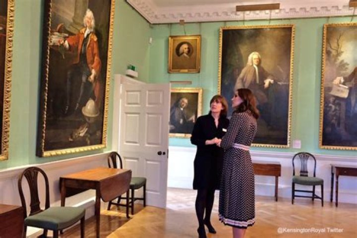 bitchy | Catherine, Duchess of Cambridge pictured visiting the Foundling Museum in London