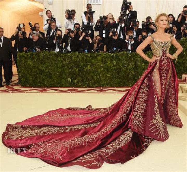 Blake Lively in Versace at the Met Gala: how dare you talk about her style!