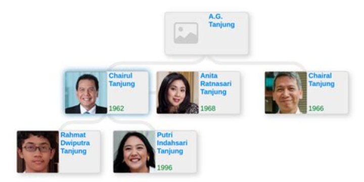 Chairul Tanjung – Family, Family Tree
