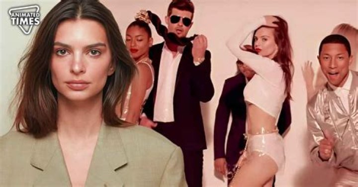 Emily Ratajkowski: ‘I would not be famous’ if I had spoken up about Robin Thicke