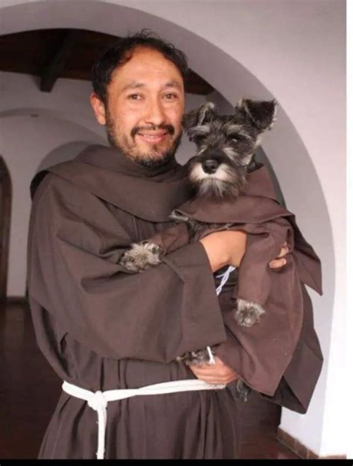 Friar Moustache the Doggy Monk Will Convince You to Join a Monastery