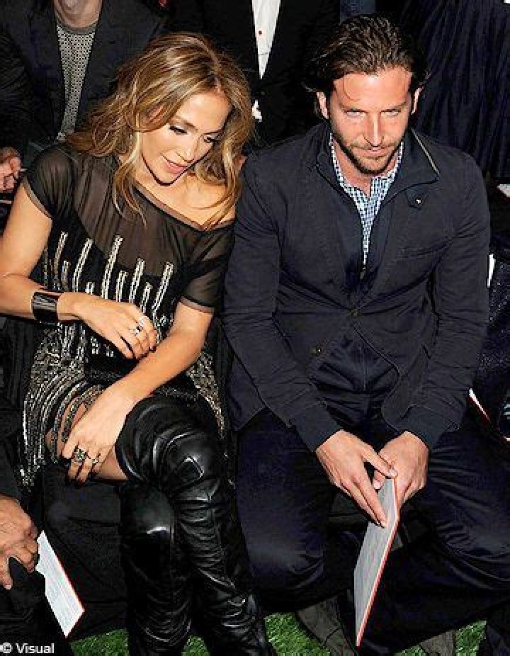 Jennifer Lopez & Bradley Cooper in Tom Ford: who seemed more glum?