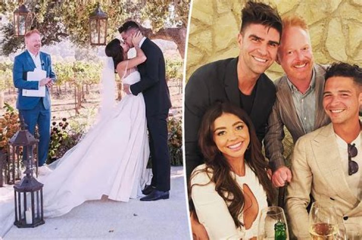 Jesse Tyler Ferguson says he wasn’t Sarah Hyland’s first choice to officiate her wedding