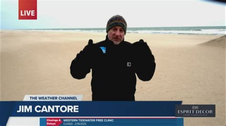 Jim Cantore’s Twitter Feed is All Weather All the Time