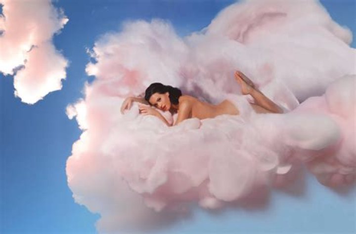 Katy Perry’s topless pink-cloud album cover: cheesy or so cheesy it’s cool?