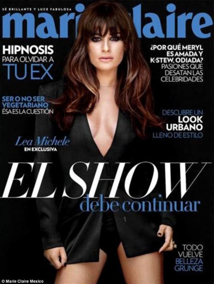 	Lea Michele covers Marie Claire Mexico: Cory ‘is the best person I know’	