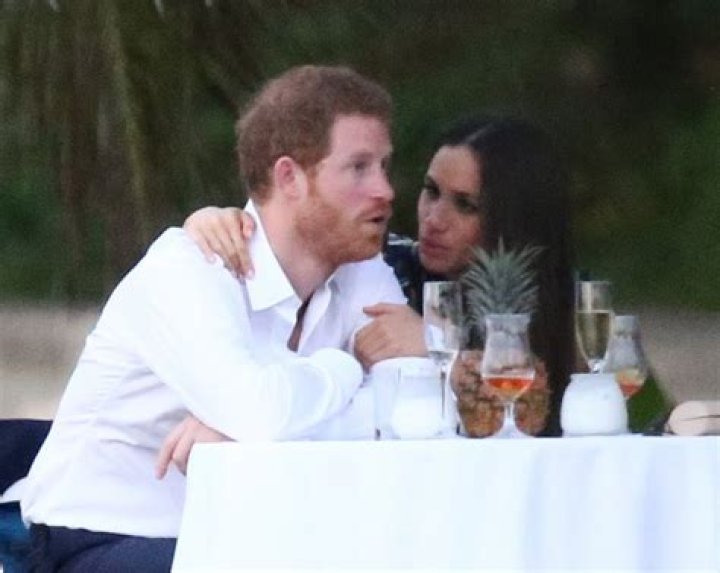 Prince Harry & Meghan Markle seemed loved up at that Jamaica wedding