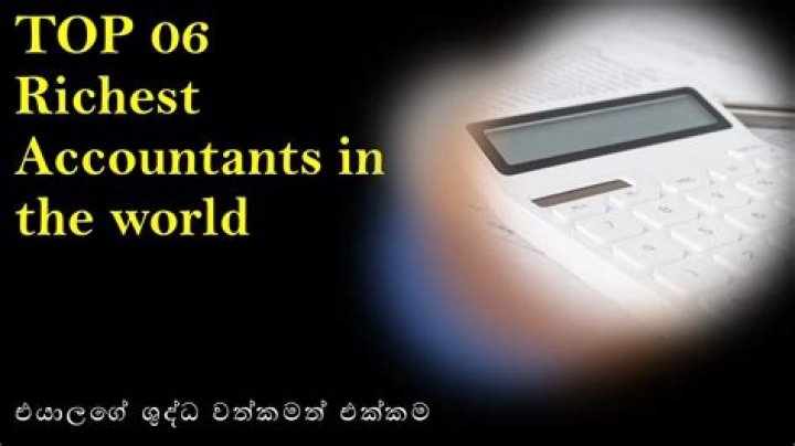 Richest Accountants of all time