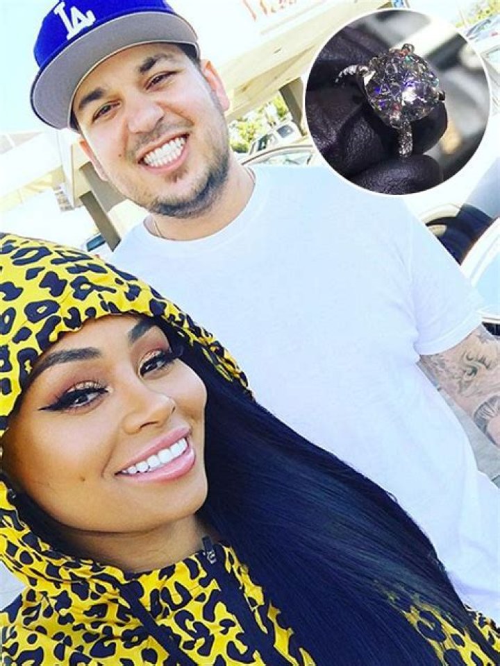 Rob Kardashian dropped $325K on Blac Chyna’s 7-carat engagement ring