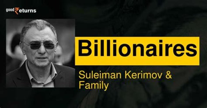 Suleiman Kerimov Family - Celebrity Family