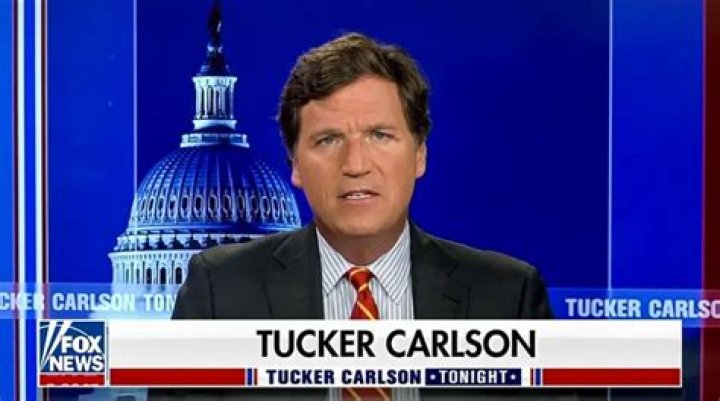 Tucker Carlson host Fox News talk show 'Tucker Carlson Tonight.'