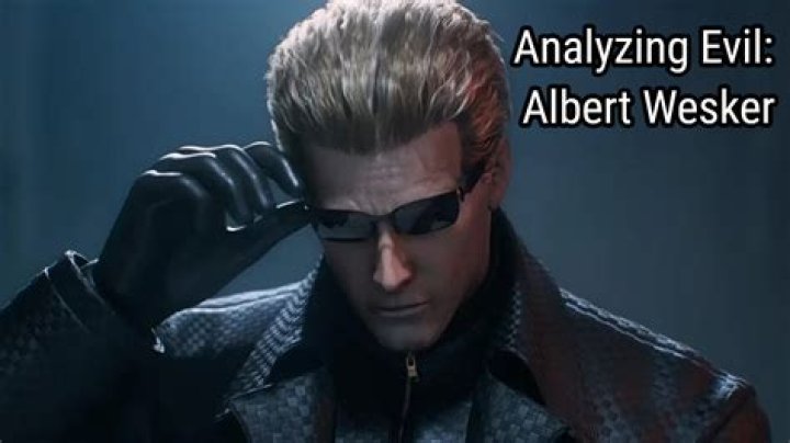 Why does Albert Wesker inject himself with blood?