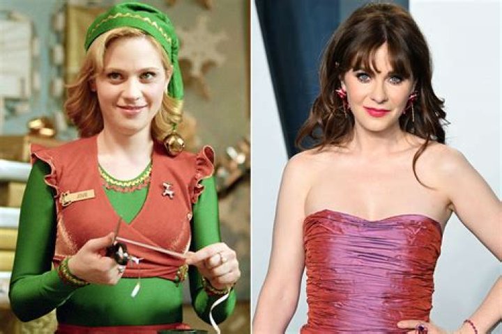 Zooey Deschanel in ruffly Moschino: hideous, unflattering or meh?